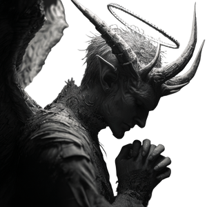 Angel Demon Vinyl Car Decal Sticker – Waterproof & UV-Resistant 3.4133333333333336"