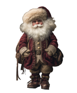 Santa Claus Doll Vinyl Car Decal Sticker – Waterproof & UV-Resistant 8.0"