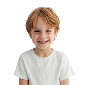 Smiling Joyful Child Vinyl Car Decal Sticker – Waterproof & UV-Resistant 3.4133333333333336"