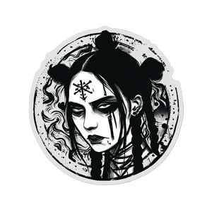 Goth Sticker Vinyl Car Decal Sticker – Waterproof & UV-Resistant 3.4133333333333336"
