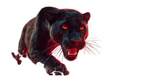 Panther In Nightclub Vinyl Car Decal Sticker – Waterproof & UV-Resistant 5.4