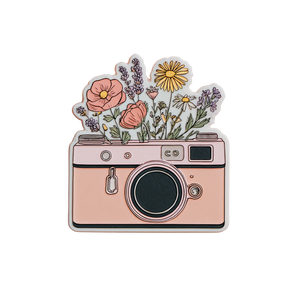 Whimsical Camera Sticker Vinyl Car Decal Sticker – Waterproof & UV-Resistant 6.826666666666667"