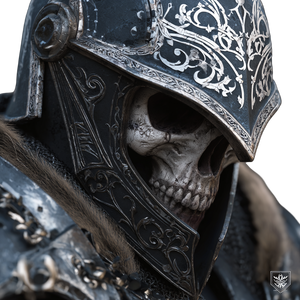 Dark Knight Skull V2 Vinyl Car Decal Sticker – Waterproof & UV-Resistant 6.826666666666667"