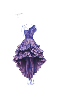 Elysium Chiffon Dress V2 Vinyl Car Decal Sticker – Waterproof & UV-Resistant 4.1066666666666665"