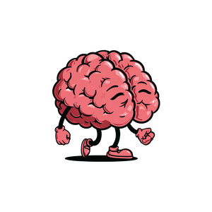 Cartoon Brain V5 Vinyl Car Decal Sticker – Waterproof & UV-Resistant 6.826666666666667"