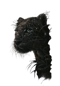Jeweled Leopard Emerging Vinyl Car Decal Sticker – Waterproof & UV-Resistant 4.373333333333333"