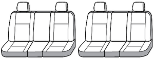 2x Ultimate Protection | Covercraft SeatSaver Seat Cover for Ford F-150 | Gray Polycotton 2x Ultimate Protection | Covercraft SeatSaver Seat Cover for Ford F-150 | Gray Polycotton