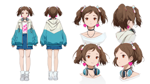 Anime Girl Design V19 Vinyl Car Decal Sticker – Waterproof & UV-Resistant 5.4