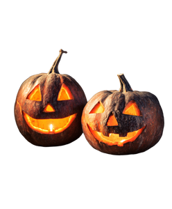Halloween Pumpkins Display Vinyl Car Decal Sticker – Waterproof & UV-Resistant 8.0"