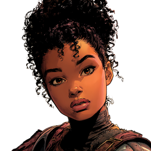 Storm Reid Portrait Vinyl Car Decal Sticker – Waterproof & UV-Resistant 3.4133333333333336"