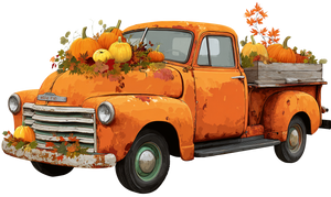 Vintage Truck Illustration Vinyl Car Decal Sticker – Waterproof & UV-Resistant 2.8266666666666667"