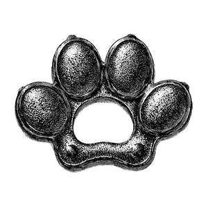 Dog Paw Knuckles Vinyl Car Decal Sticker – Waterproof & UV-Resistant 3.4133333333333336"