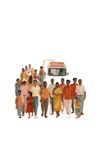 Sri Lankan Community Celebration Vinyl Car Decal Sticker – Waterproof & UV-Resistant 8.96"