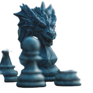Dragon Chess Piece V2 Vinyl Car Decal Sticker – Waterproof & UV-Resistant 6.826666666666667"