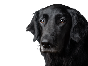 Black Retriever Portrait Vinyl Car Decal Sticker – Waterproof & UV-Resistant 6.1866666666666665"
