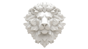 Lion Head Sculpture V3 Vinyl Car Decal Sticker – Waterproof & UV-Resistant 5.4