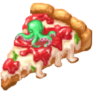 Octopus Pizza Slice Vinyl Car Decal Sticker – Waterproof & UV-Resistant 6.826666666666667"