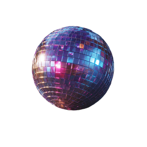 Disco Ball V10 Vinyl Car Decal Sticker – Waterproof & UV-Resistant 6.826666666666667"