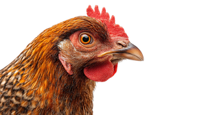 Chicken Sun Contemplation Vinyl Car Decal Sticker – Waterproof & UV-Resistant 2.72"