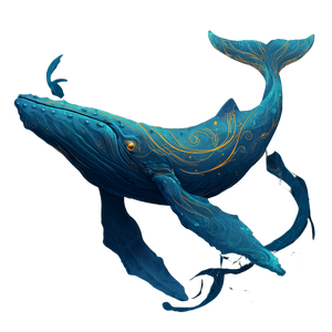 Mystical Whale Monster Vinyl Car Decal Sticker – Waterproof & UV-Resistant 6.826666666666667"