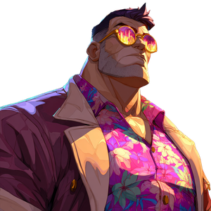 Cyberpunk Man Profile Vinyl Car Decal Sticker – Waterproof & UV-Resistant 3.4133333333333336"