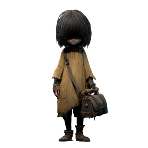 Creepy Fantasy Child Vinyl Car Decal Sticker – Waterproof & UV-Resistant 6.826666666666667"