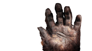 Bigfoot Hand Ground Vinyl Car Decal Sticker – Waterproof & UV-Resistant 2.72"