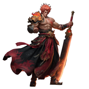 Fiery Warrior V9 Vinyl Car Decal Sticker – Waterproof & UV-Resistant 6.826666666666667"