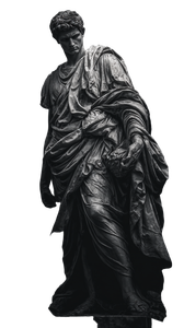 Augustus Caesar Statue Vinyl Car Decal Sticker – Waterproof & UV-Resistant 9.706666666666667"