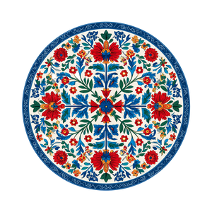 Romanian Folk Emblem Vinyl Car Decal Sticker – Waterproof & UV-Resistant 6.826666666666667"