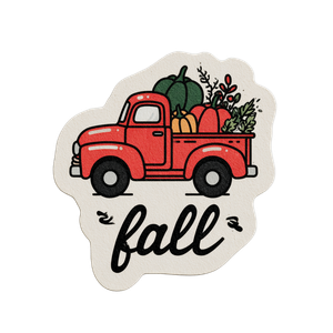 Fall Truck Sticker Vinyl Car Decal Sticker – Waterproof & UV-Resistant 3.4133333333333336"