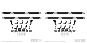 2x Westin Automotive R5 Modular Series | 5 Inch Oval Straight | Stainless Steel with Step Pads | Rocker Panel Mount 2x Westin Automotive R5 Modular Series | 5 Inch Oval Straight | Stainless Steel with Step Pads | Rocker Panel Mount