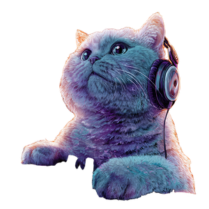 Dj Munchkin Cat Vinyl Car Decal Sticker – Waterproof & UV-Resistant 6.826666666666667"