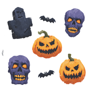 Zombie Pumpkin Vector Vinyl Car Decal Sticker – Waterproof & UV-Resistant 3.4133333333333336"