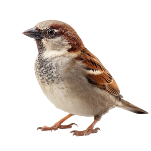 Brown Garden Bird Vinyl Car Decal Sticker – Waterproof & UV-Resistant 3.4133333333333336"