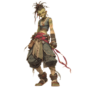 Half-Orc Fighter V5 Vinyl Car Decal Sticker – Waterproof & UV-Resistant 6.826666666666667"