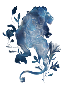 Celestial Lion Symbol Vinyl Car Decal Sticker – Waterproof & UV-Resistant 8.213333333333333"