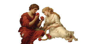 Adam And Eve Temptation Vinyl Car Decal Sticker – Waterproof & UV-Resistant 5.12"