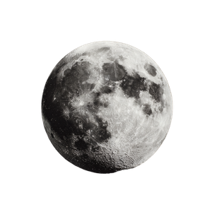 White Moon V2 Vinyl Car Decal Sticker – Waterproof & UV-Resistant 6.826666666666667"