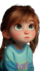 Pixar Girl V15 Vinyl Car Decal Sticker – Waterproof & UV-Resistant 4.8533333333333335"