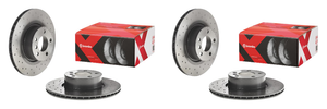 2x High Performance Vented Cross Drilled BMW X4,X3 Brake Rotor | Brembo 2x High Performance Vented Cross Drilled BMW X4,X3 Brake Rotor | Brembo