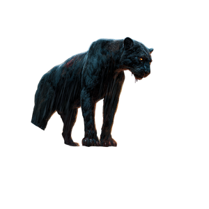 Battle-Scarred Panther Vinyl Car Decal Sticker – Waterproof & UV-Resistant 6.826666666666667"