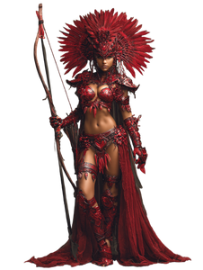 Inka Warrior Goddess Vinyl Car Decal Sticker – Waterproof & UV-Resistant 8.213333333333333"