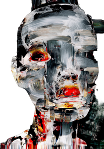 Distorted Picasso Woman V7 Vinyl Car Decal Sticker – Waterproof & UV-Resistant 8.746666666666666"