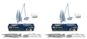 2x Award Winning Fortress Anchor | Holds 16-27Ft Boats | 7000LB Strength | Anodized Aluminum | Made in USA 2x Award Winning Fortress Anchor | Holds 16-27Ft Boats | 7000LB Strength | Anodized Aluminum | Made in USA