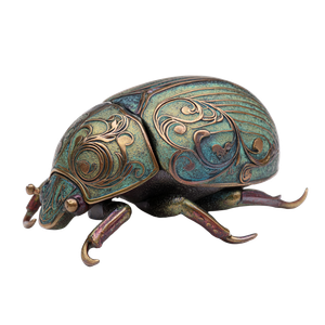 Art Nouveau Beetle V4 Vinyl Car Decal Sticker – Waterproof & UV-Resistant 3.4133333333333336"