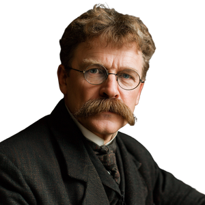 German Professor Portrait Vinyl Car Decal Sticker – Waterproof & UV-Resistant 3.4133333333333336"