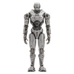 Futuristic Ai Bot V2 Vinyl Car Decal Sticker – Waterproof & UV-Resistant 3.4133333333333336"