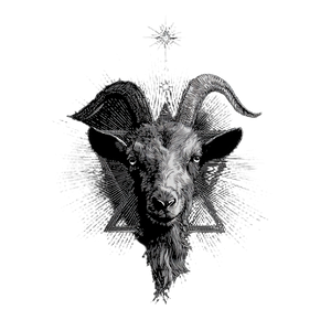 Baphomet Simpin Vinyl Car Decal Sticker – Waterproof & UV-Resistant 3.4133333333333336"