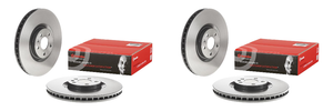 2x Brembo Vented Brake Rotor | High Carbon Cast Iron | 345mm Diameter | 48mm Height | ECE-R90 Certified 2x Brembo Vented Brake Rotor | High Carbon Cast Iron | 345mm Diameter | 48mm Height | ECE-R90 Certified